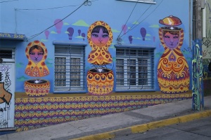 Arte callejero en Valparaiso